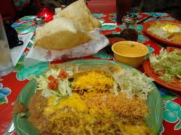 La Posta De Mesilla signature dishes Mexican Enchilada PlateChimichangaChile Rellenos